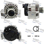 ALTERNATORE 12V 120A COMPATIBILE CON FIAT ALFA ROMEO LANCIA PEUGEOT