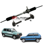 SCATOLA GUIDA STERZO COMPLETA DI TESTINE STERZO PER PANDA 141 750 900 1000 1100 4X4 80> <02