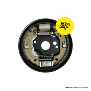 KIT MASSE FRENANTI + TAMBURI FRENO POSTERIORI COMPATIBILE CON LANCIA YPSILON 1.2