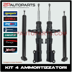 KIT 4 AMMORTIZZATORI ANTERIORI E POSTERIORI FIAT PANDA (312) DAL 2012> 0.9 1.2