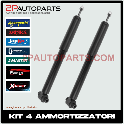 KIT 4 AMMORTIZZATORI ANTERIORI E POSTERIORI FIAT PANDA (312) DAL 2012> 0.9 1.2