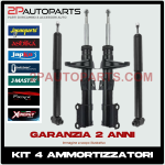 KIT 4 AMMORTIZZATORI ANTERIORI E POSTERIORI FIA DOBLO 119 223 1.3 JTD 1.9 MULTIJET