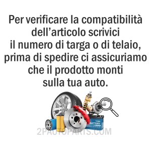 KIT DISCHI FRENO E PASTIGLIE FRENO ANTERIORI DX/SX PER MERCEDES CLASSE A W176