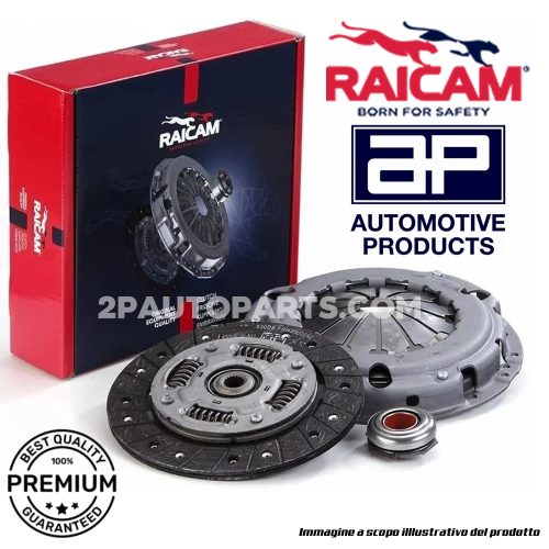 KIT FRIZIONE ORIGINALE RAICAM AP PER FIAT 500 312 1.2 LPG 51 KW 69 CV, GRANDE PUNTO, IDEA