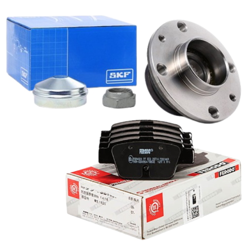 KIT CUSCINETTO RUOTA MOZZO E PASTIGLIE FRENO POSTERIORI PER ALFA MITO
