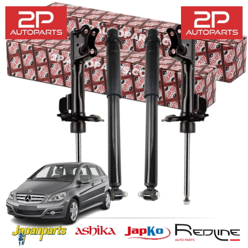 KIT 4 AMMORTIZZATORI ANTERIORI POSTERIORI PER MERCEDES CLASSE B W245