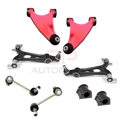 KIT BRACCI SOSPENSIONE ANTERIORI ALFA ROMEO 147, 156, GT, 8 pezzi FRAP/TRW (BRA436)