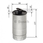 BOSCH Filtro carburante 0 450 906 451