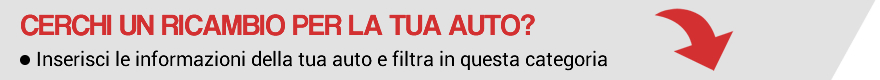 Inserisci il modello di auto e cerca il tuo ricambio